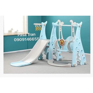 Cầu trượt xích đu Babyshark