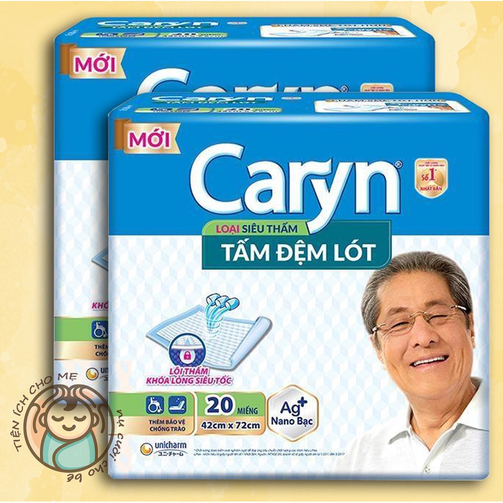 Tấm đệm lót Caryn cho người già, tã/bỉm người lớn