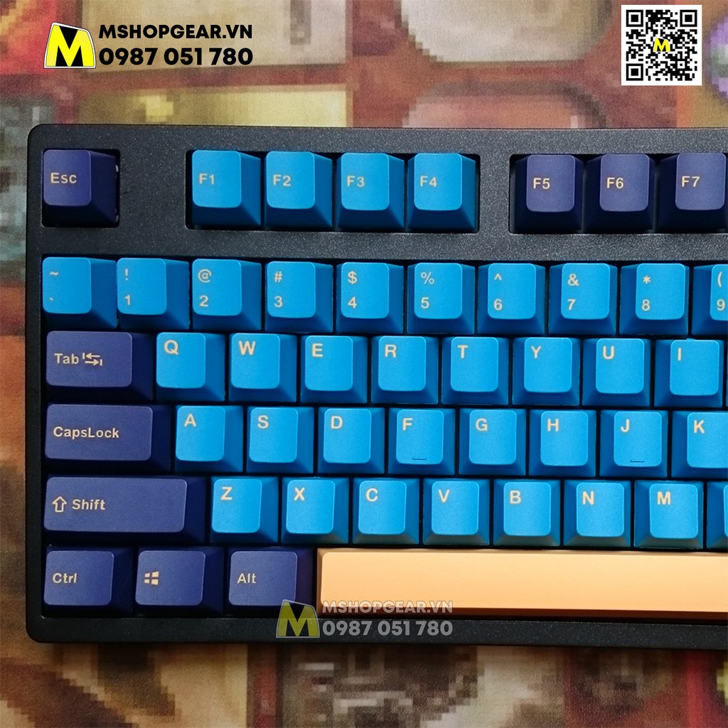 Keycap Parrot clone thick pbt doubleshot oem profile -  Còn 1 set bị xước nút ctrl 1.25u - Giảm giá