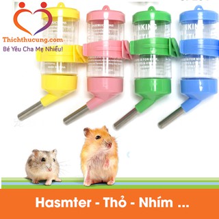 Bình Đựng Nước Cho Chuột Hamster - Bình Bi - Loại 1 - Bền Giữ Màu Tươi Mới Lâu