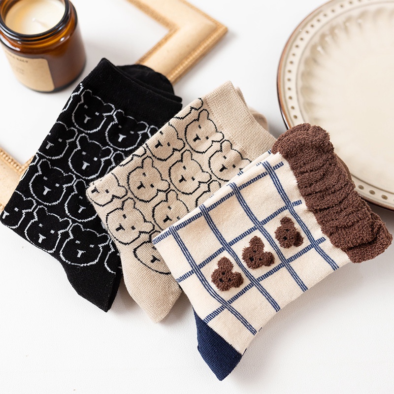 Tất nữ cổ cao phong cách vintage đáng yêu vớ nữ cổ cao kiểu dáng THỔ CẨM [10Cẩm ] [ MÃ A702 ]