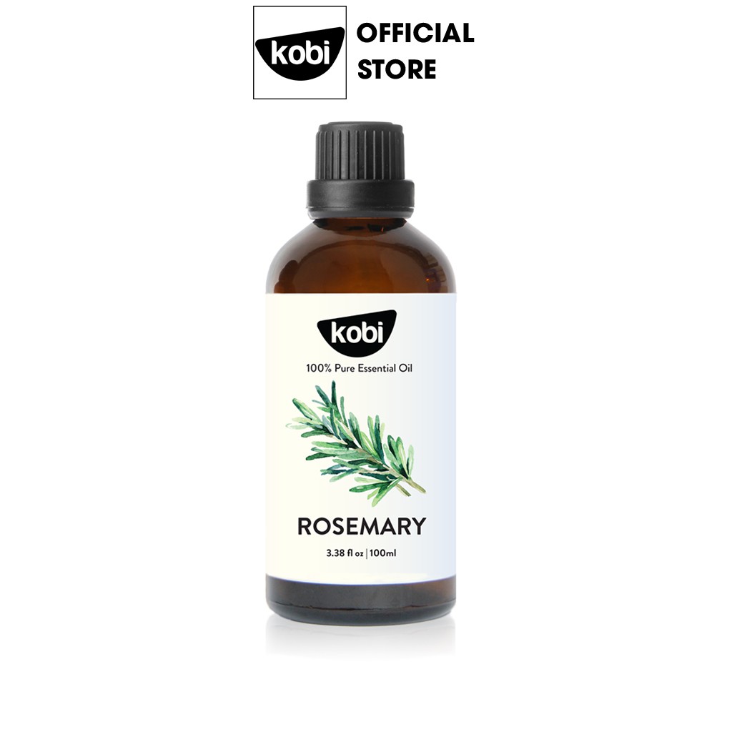 Tinh dầu Hương Thảo Kobi Rosemary essential oil giúp thơm phòng, giảm stress hiệu quả - 100ml