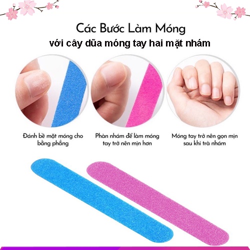 Dũa Móng Tay Làm Đẹp Hai Mặt Nhám