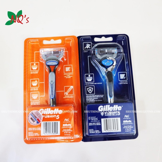 Dao cạo râu 5 lưỡi Gillette Fusion proglide 5+1