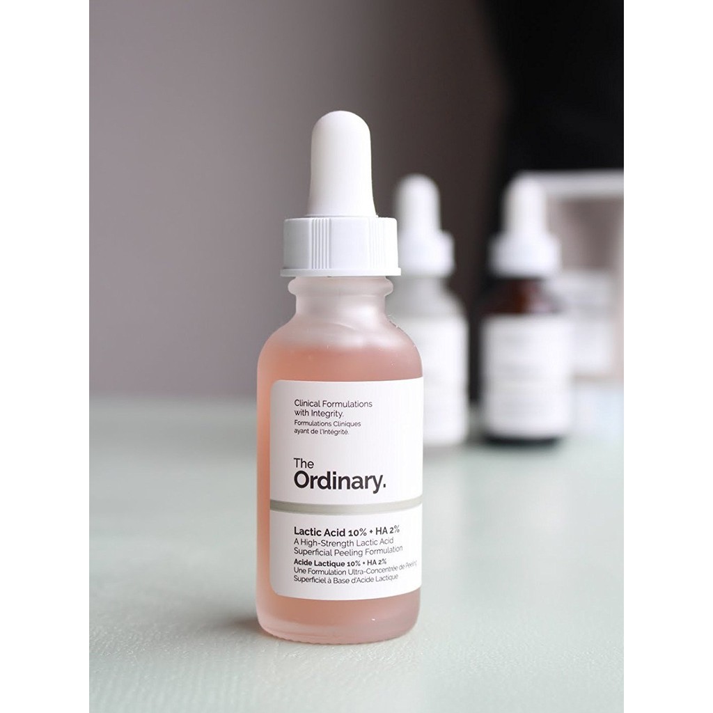 Tinh Chất Tẩy Tế Bào Chết, Cấp Nước The Ordinary Lactic Acid 10% + HA 30ml