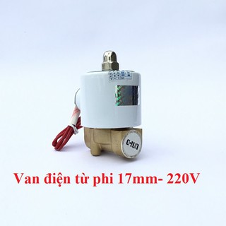 Van điện từ unid - phi 17mm - van đóng khi cắt nguồn điện