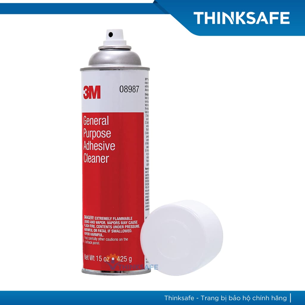 Dung dịch tẩy keo nhựa đường 3M 08987 chất tẩy rửa đa năng vết keo, băng keo, nhựa đường, dầu mỡ - THINKSAFE