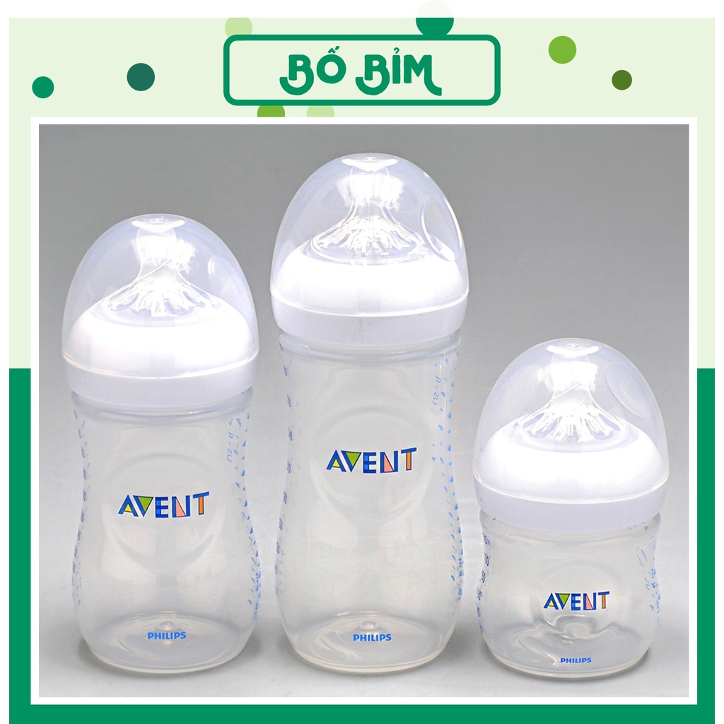 ⚡[Chính Hãng - Có Tem Phụ]⚡Bình Sữa AVENT Natural ⚡MẪU MỚI 𝟐𝟎𝟐𝟏⚡Chống Đầy Hơi 125ml/260ml