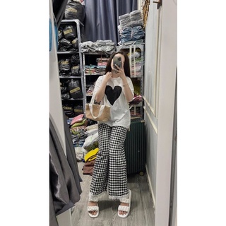 Set bộ thun thái quần kaki phối ren dày dặn mát mịn
