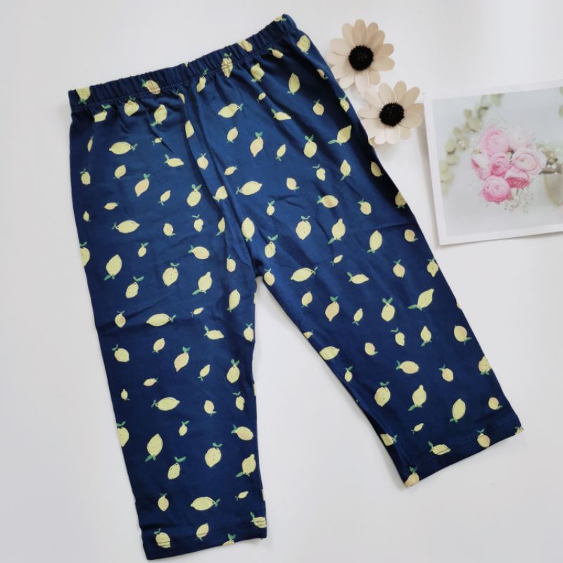 Quần legging lửng gapkid1 bé gái size đại 18kg-35kg chất vải dư đẹp co giãn