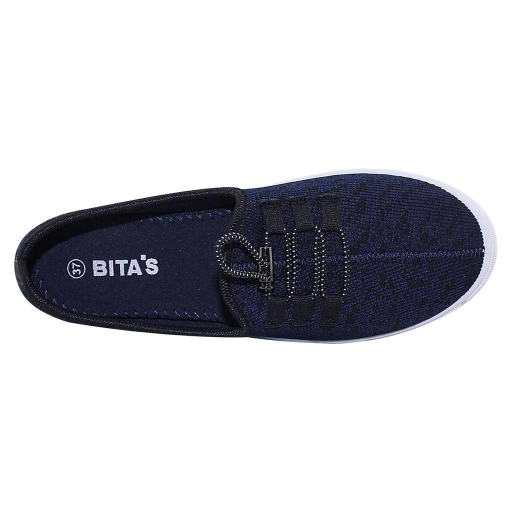 Giày vải nữ Bita's GVW.31 (Navy + Xám) | BigBuy360 - bigbuy360.vn