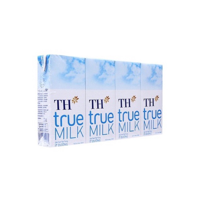 Sữa TH True Milk vỉ 4hx110ml/4hx180ml