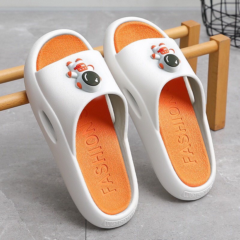 Dép Quai Ngang In Hình Phi Hành Gia Hoạt Hình Thời Trang Mùa Hè Cho Nam Và Nữ