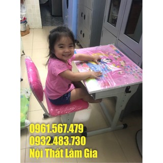 [Mã LIFEBKA5 giảm 10% tối đa 1 Triệu đơn 500k] Bàn ghế học sinh tăng giảm chiều cao cho bé (60x45x59)