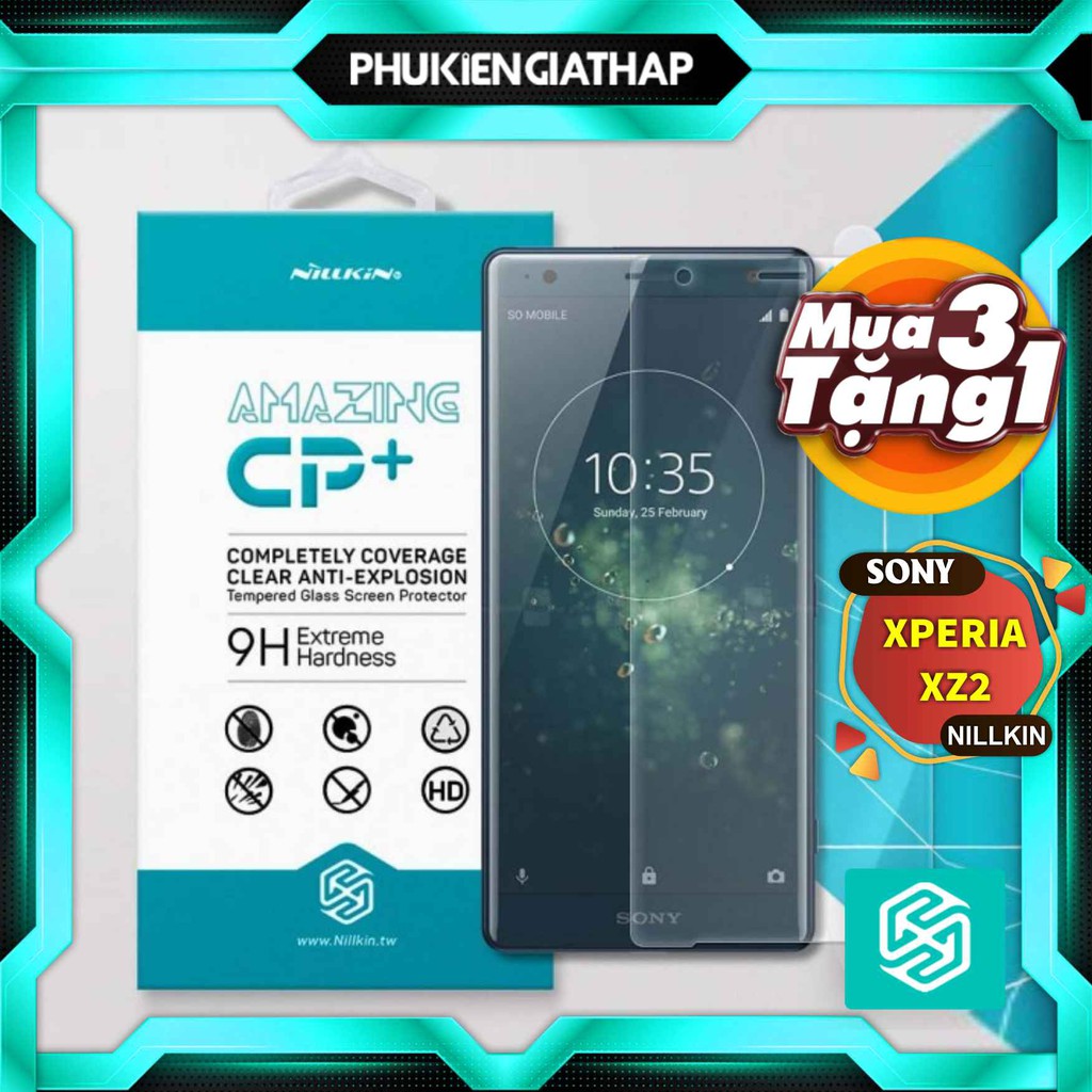 Kính cường lực cho SONY XPERIA XZ2 hiệu Nillkin.tw