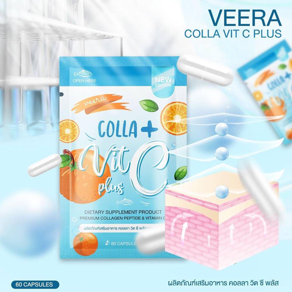 Kích Trắng Colla Vit C Plus Thái Lan