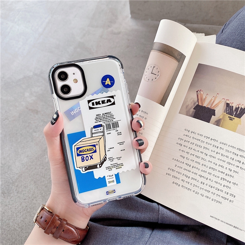 iPhone 12 Ốp điện thoại mềm in logo IKEA cho iPhone 11 Pro MAX i7 i8 plus XR XS MAX iPhone XS | BigBuy360 - bigbuy360.vn