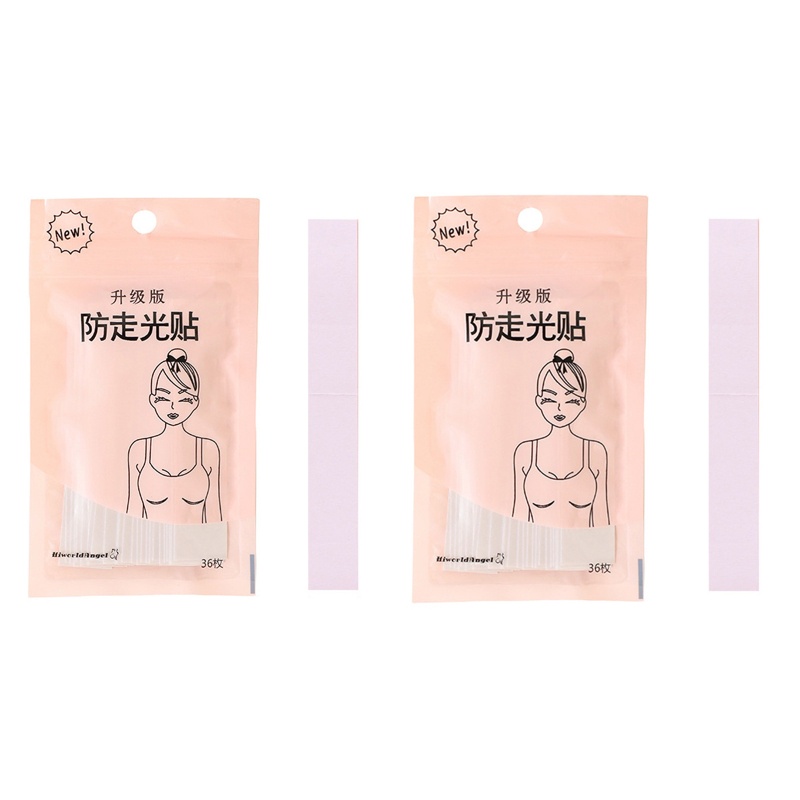 Set 36 Băng Keo Hai Mặt Màu Trong Suốt Chống Trượt Dùng May Đầm / Đồ Lót / Áo Đầm