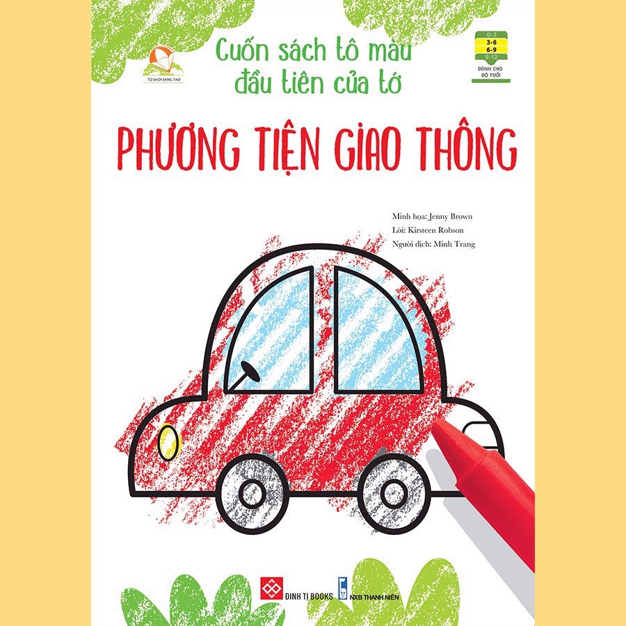 Sách - Cuốn Sách Tô Màu Đầu Tiên Của Tớ - Phương Tiện Giao Thông