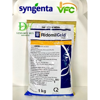 Ridomil gold 68wg gói 1kg - syngenta - trị sương mai, thán thư, chết cây con
