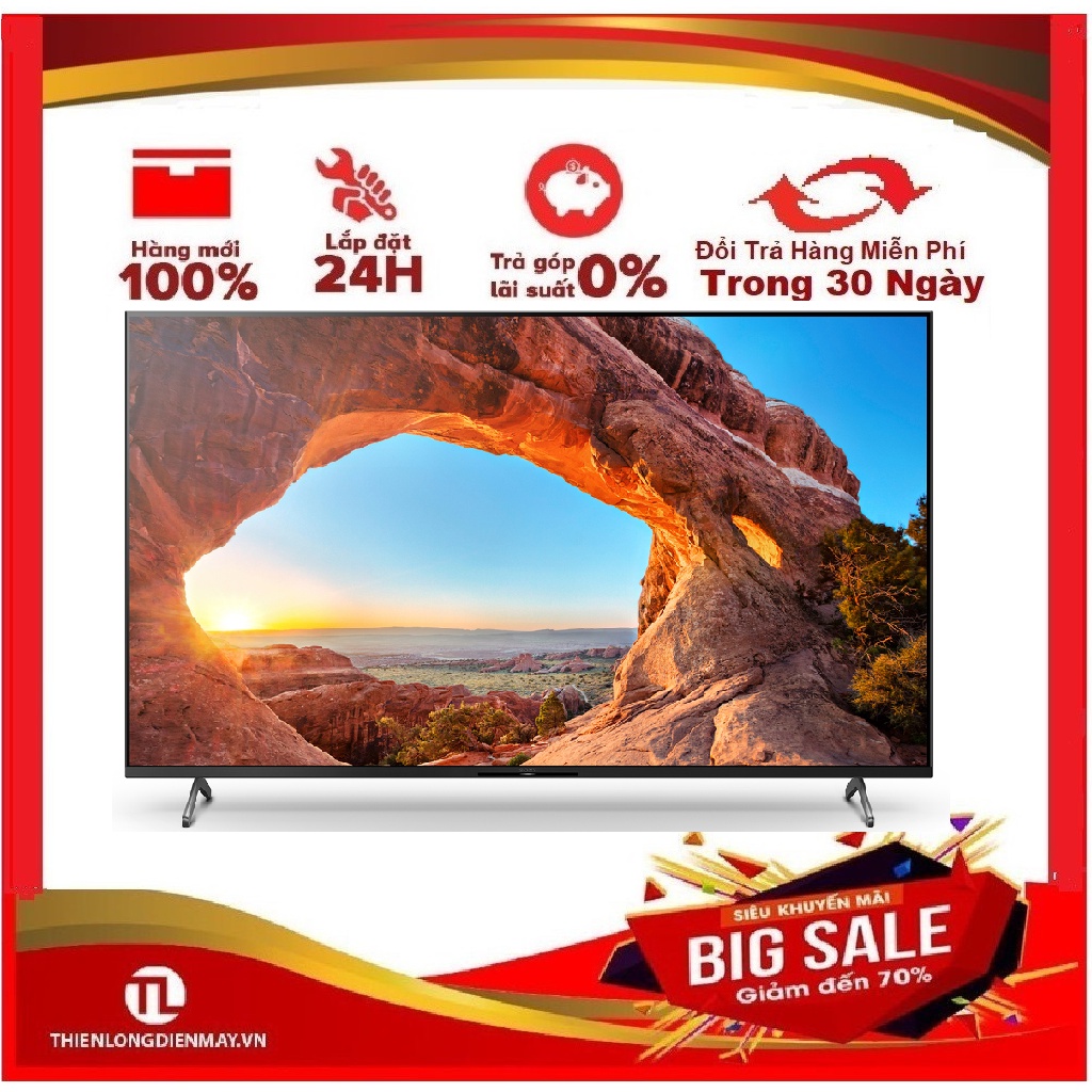 KD43X85J MIỄN PHÍCOONG LẮP ĐẶT Android Tivi Sony 4K 43 inch KD43X85J Mới 2021