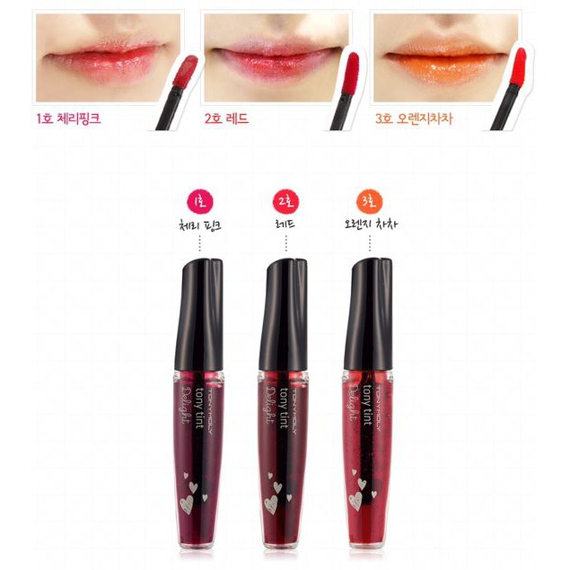 [TONYMOLY] Son nước Delight Tony Tint 8.3ml 3 Color / 2017 New | BigBuy360 - bigbuy360.vn