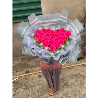 Hoa sáp hình trái tim ( Hình thật)