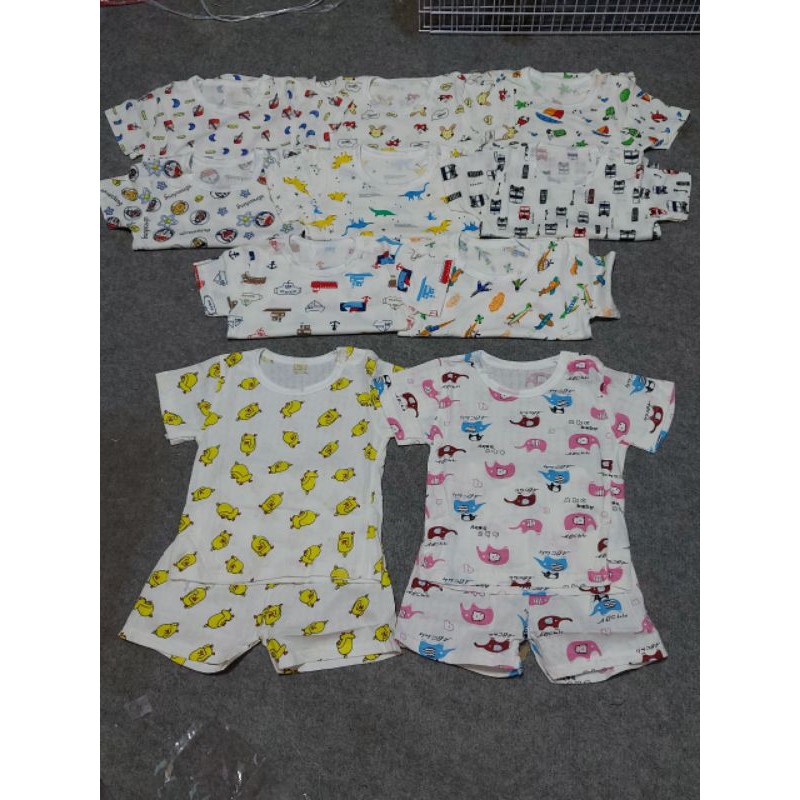 bộ cotton giấy thông hơi quảng châu bé gái, bé trai size 4-25kg