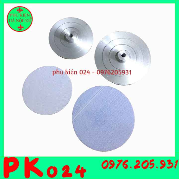 Đế Nhôm Gắn Phớt Đánh Bóng Nhôm Loại 4 - 5 Inch Trục M10 Tùy Chọn