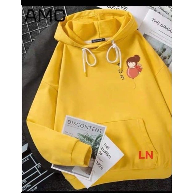 Áo hoodie logo bé gái ôm bóng DA6