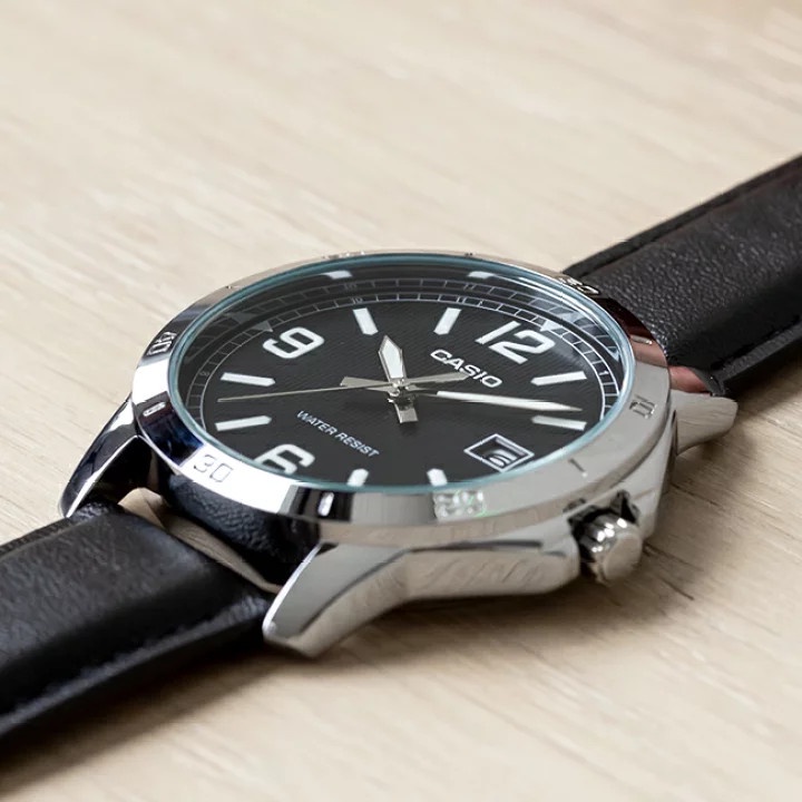 Đồng hồ nam dây da Casio MTP-V004L-1BUDF chính hãng