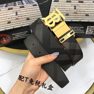 thắt lưng thời trang nam da thật Burberry BBR