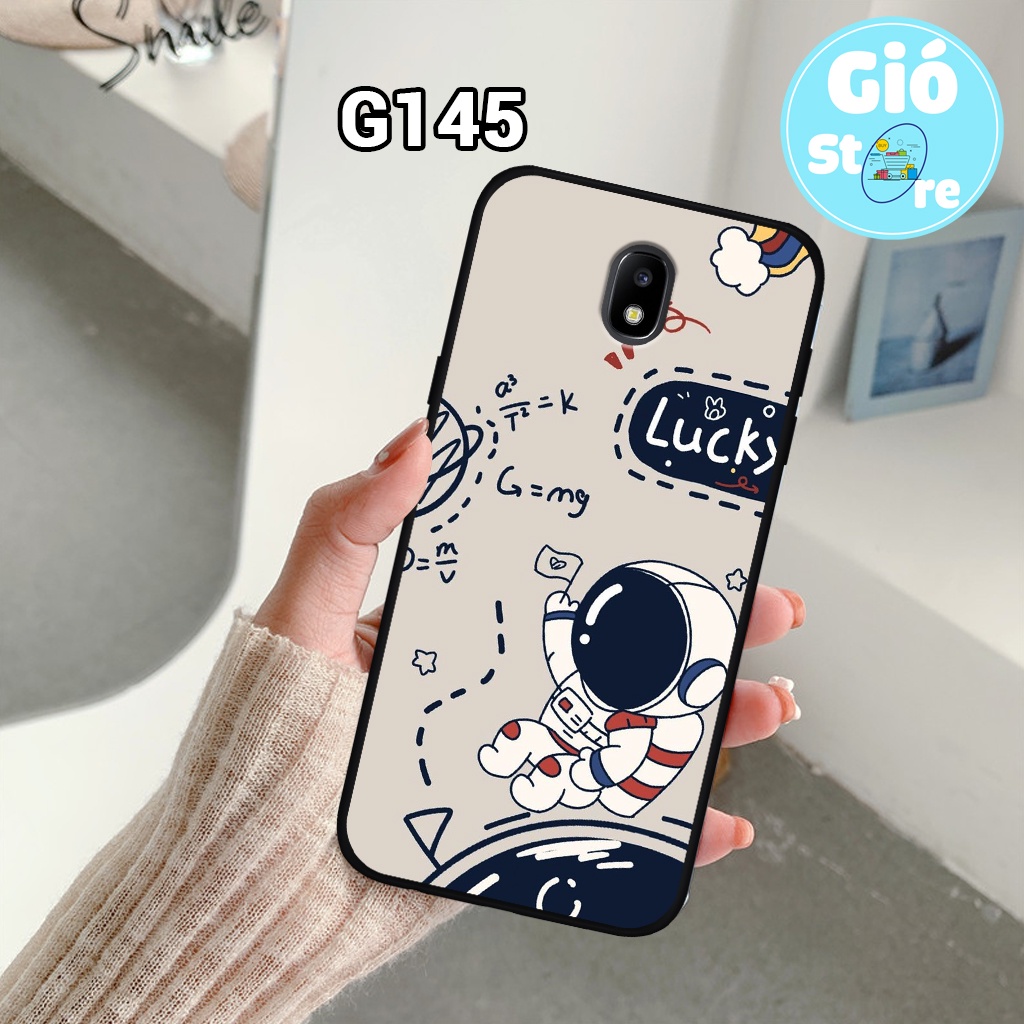 Ốp lưng SAMSUNG J7 PRO/ J7 PLUS/ J3 PRO - Ốp điện thoại SAMSUNG in hình vũ trụ, phi hành gia,lưng nhựa cứng viền dẻo