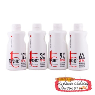 DUNG MÔI PHA MÀU NHUỘM TOPCHIC OXY GOLDWELL 1000ML Cao cấp