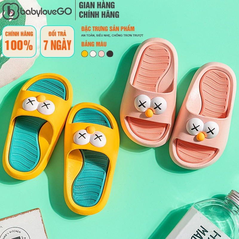 Dép Cho Bé Đế Bánh Mì 808 BabyloveGo Chống Trơn Trượt Sản Phẩm Chính Hãng