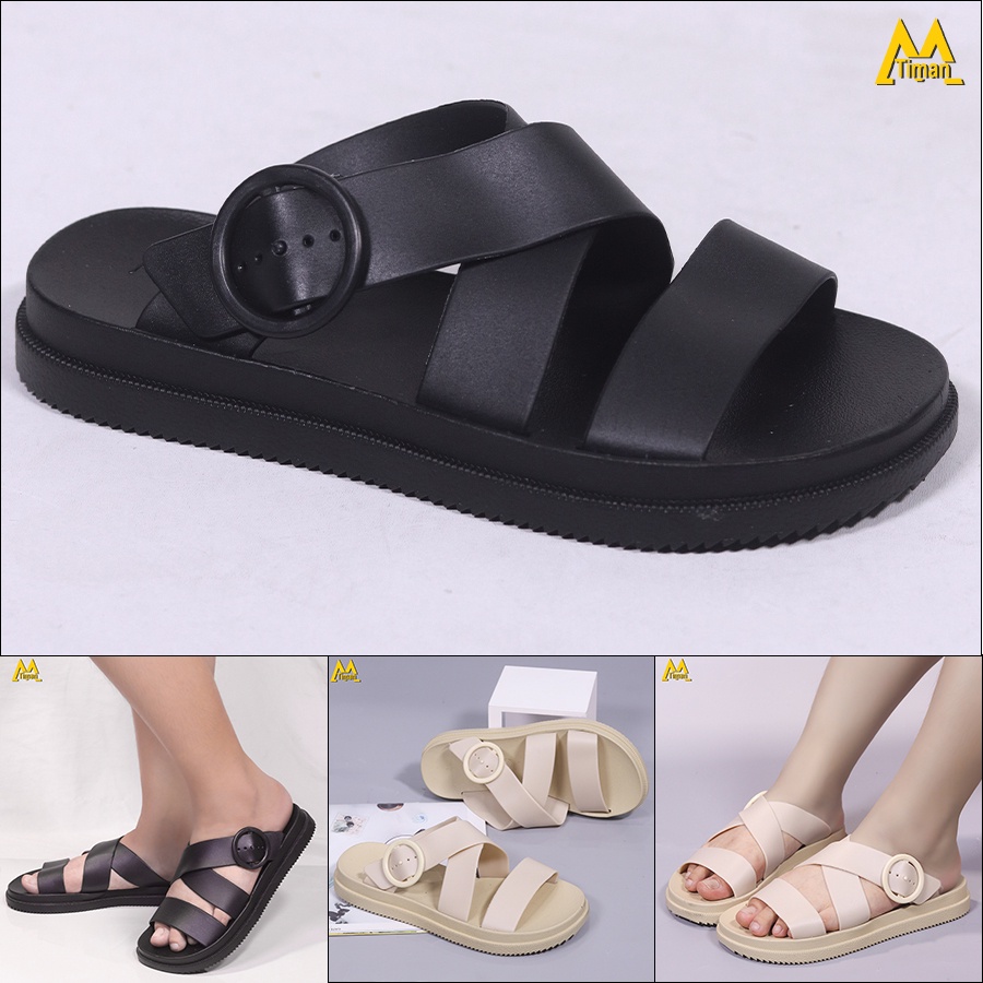 Giày sandal nữ TIMAN TD15 êm chân thoải mái tôn dáng nữ tính bảo hành 1 năm