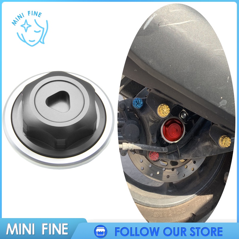 Nắp Đậy Trục Bánh Xe Sau Màu Đỏ Cho Yamaha NMAX155 NVX155 AEROX155