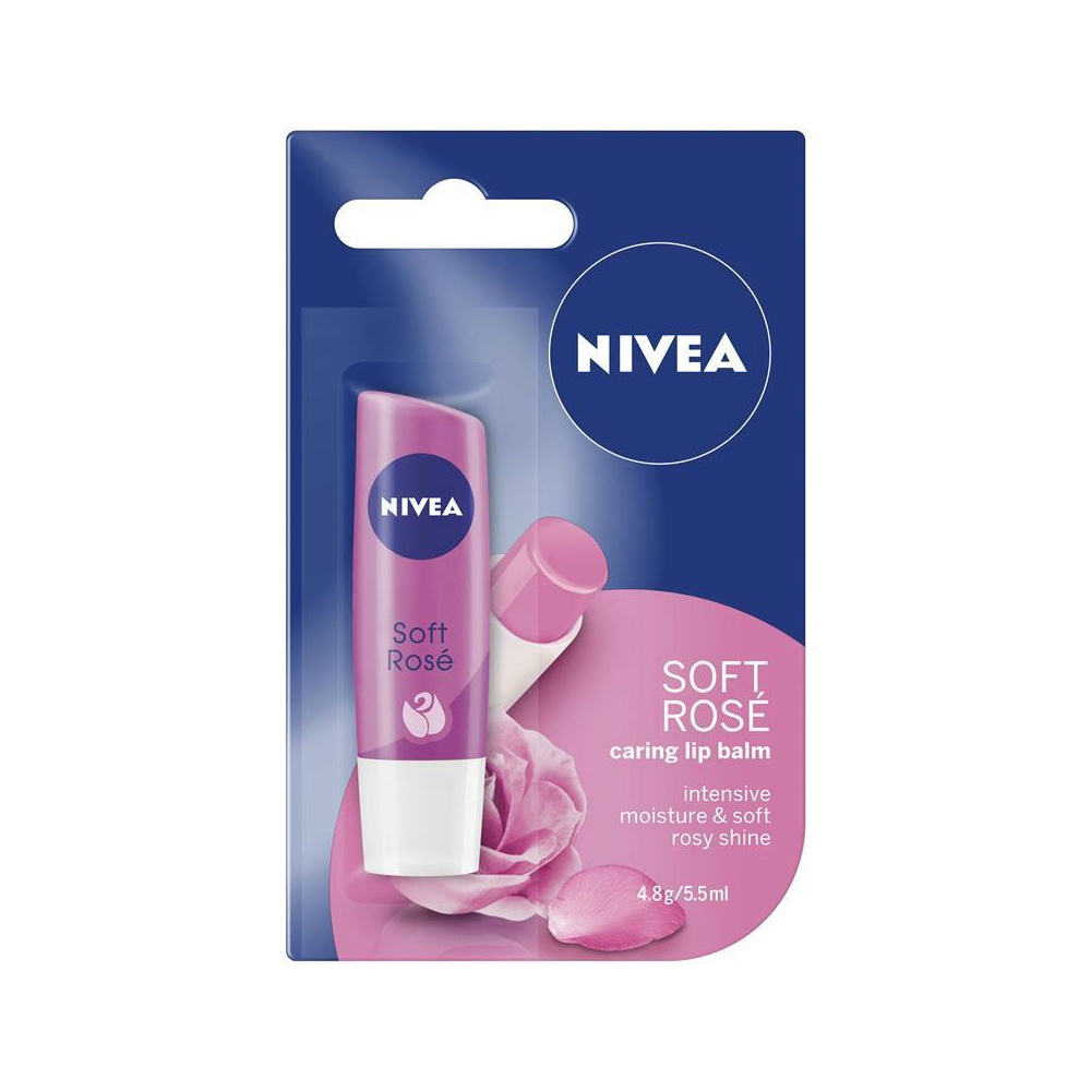 Son Dưỡng Môi Nivea Chuyên Sâu 4.8g giữ ẩm cho đôi môi mềm mại, căng bóng