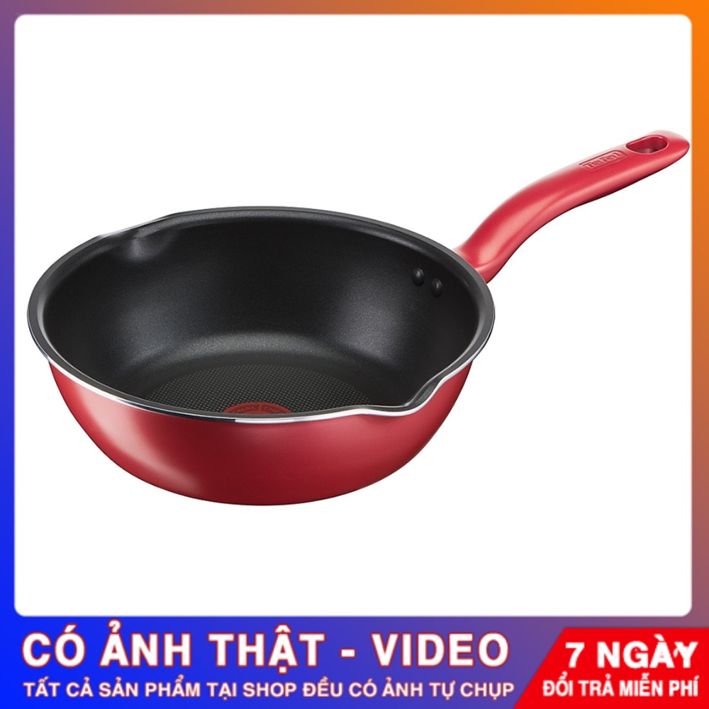 Chảo Chiên Tefal So Chef, Đáy Từ, Chống Dính, Sâu Lòng, 24/28cm, Bảo Hành 24 Tháng