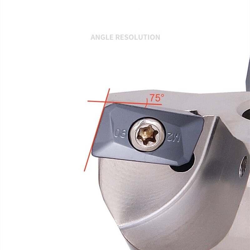 Đài phay phi 50 đến phi 125 lắp chíp ngang góc 75 độ, loại chíp APMT/APGT/APKT1135/1604.