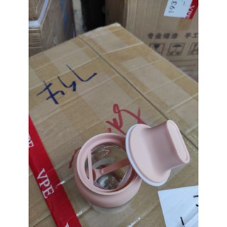 Hũ Thủy Tinh Đựng Gia Vị, Lọ Đựng Gia Vị, Dầu Ăn, Mật Ong Màu Hồng 250ml Chống Nước, Ẩm Mốc, Côn Trùng