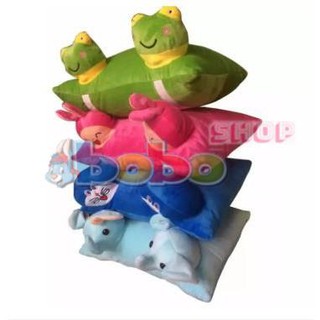 Gối Cho Bé Đi Xe Máy Hình Thú 2 Đầu Cỡ Lớn - Màu Ngẫu Nhiên