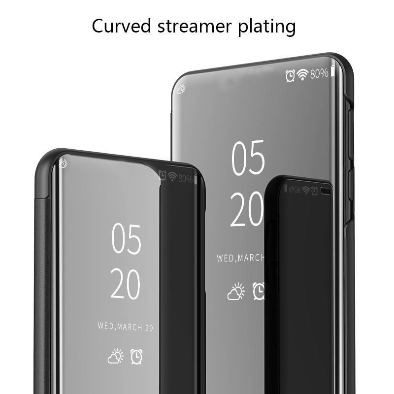 Bao Da Điện Thoại Nắp Lật Tráng Gương Tự Động Tắt Mở Màn Hình Thông Minh Cho Sony Xperia 1 10 Ii Ốp