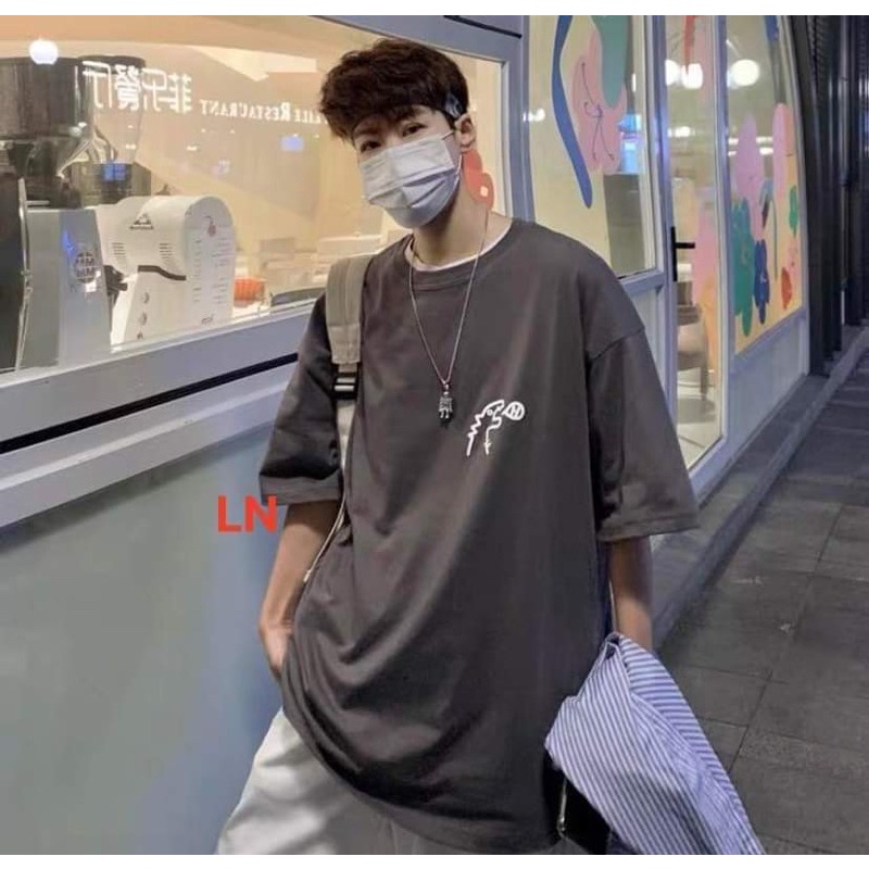Áo phông khủng long nhỏ chữ H LN11