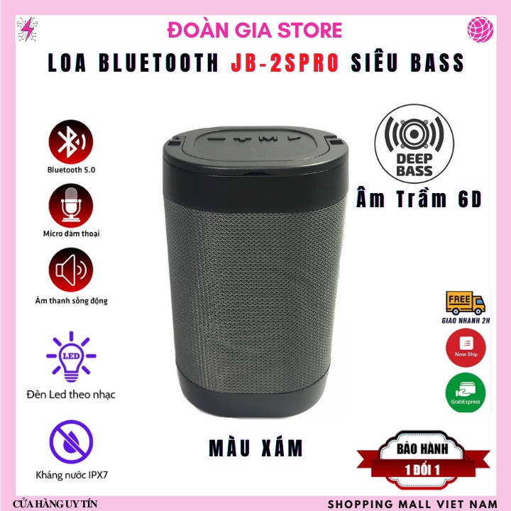 Loa bluetooth mini giá rẻ JB 2S PRO  Siêu bass 9D cùng nhiều tính năng, chất lượng âm tuyệt hảo , loa nhỏ gọn cầm tay