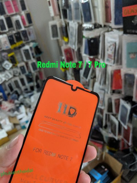 XIAOMI REDMI NOTE 7 / NOTE 7 PRO FREESHIP Từ 50k CƯỜNG LỰC 11D FULL MÀN ÔM MÀN 2.5D CAO CẤP