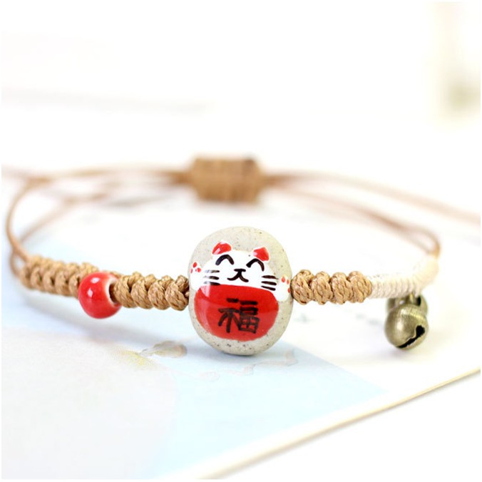 Dây đeo tay mèo may mắn