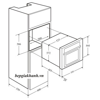 Lò nướng Cata HGR 110 AS