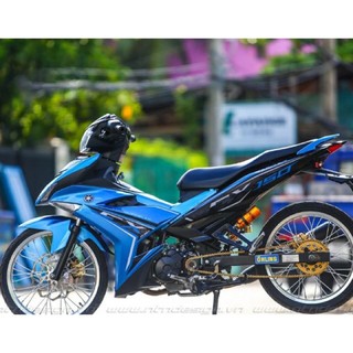 Tem rời exciter 150 xanh đen