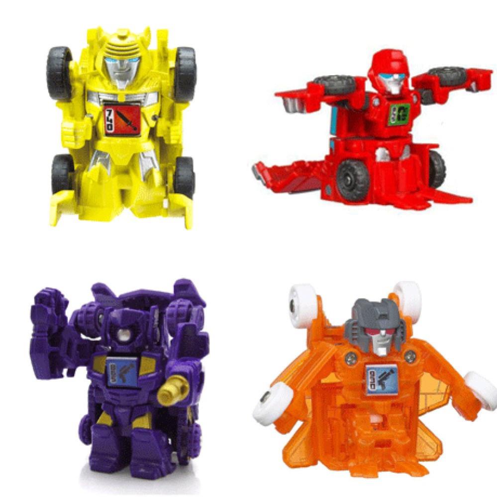 Chính hãng hasbro - 4 Robot biến hình Transformer Bot shots
